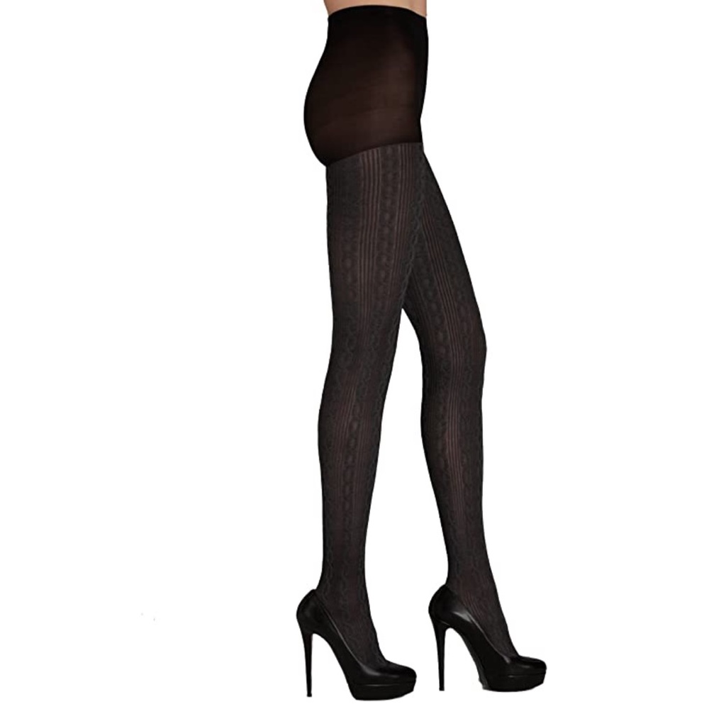 🆕 Hue cable rib tights with control top